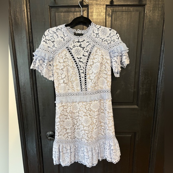 Saylor floral lace julep mini dress - Picture 5 of 5